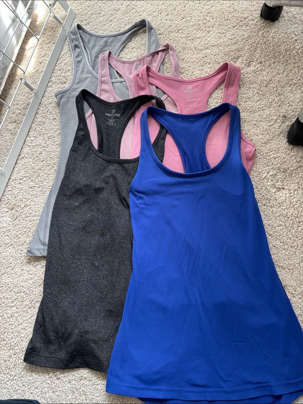 90 degree by Reflex 5 Racerback tanks